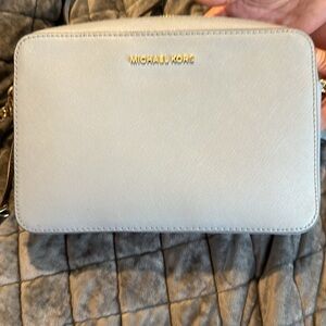 Michael Kors jetsetter blue crossbody